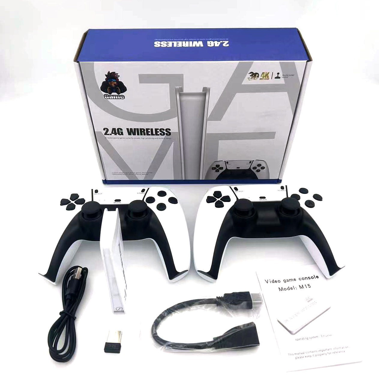 Game Stick 4K TV HD Output Portable Mini Retro Gaming Console 2.4g Wireless Classic TV Video Games Console for PS1